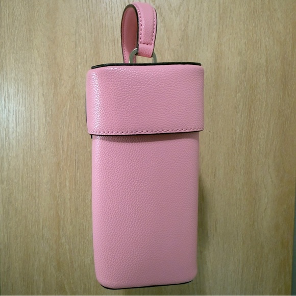 Kate Spade Voyage Small Top Handle Crossbody Purse Bag Pink Sugar New York Logo - Picture 7 of 12